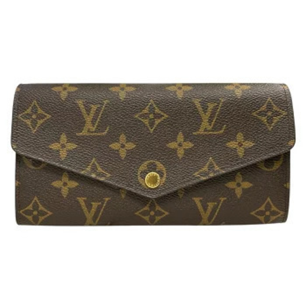 LOUIS VUITTON Portefeuille Sarah Long Wallet Monogram Brown
